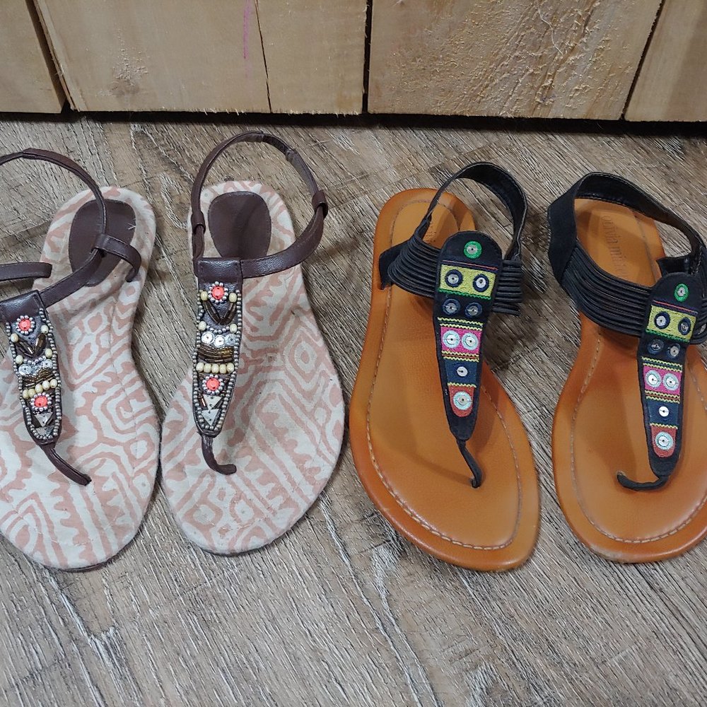 Olivia Miller/Mixit womans sandals  size 8